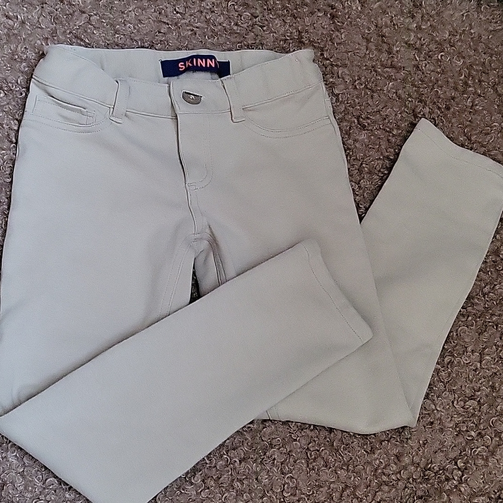 French Toast Girls' Stretch Skinny 7 Pocket Knit Pant